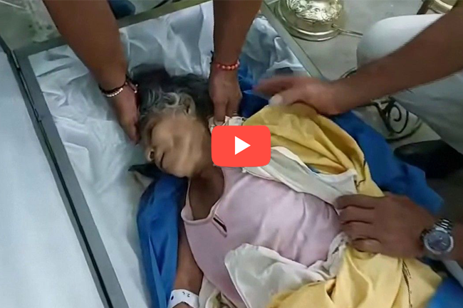 Presumed dead woman wakes up in the middle of a funeral